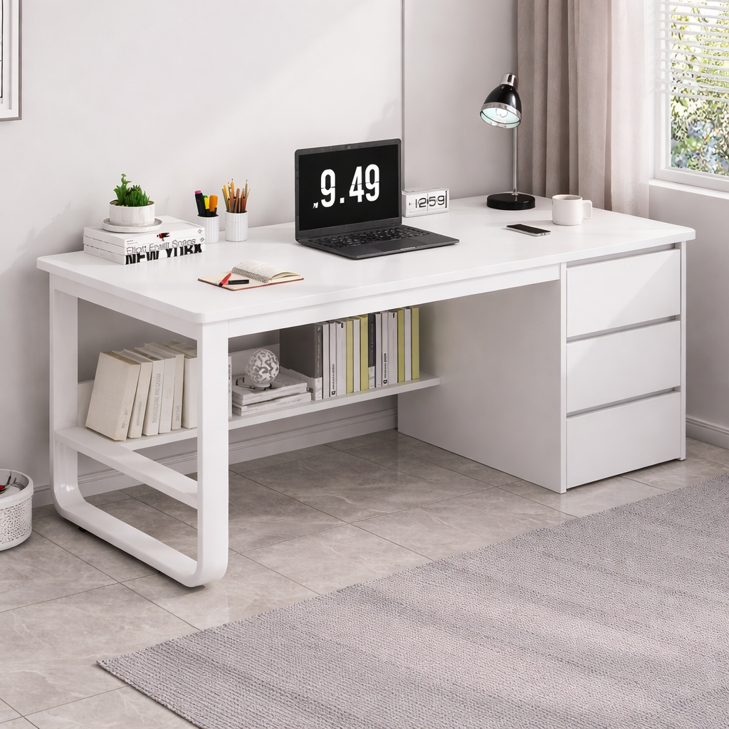 Computer Table With Drawers