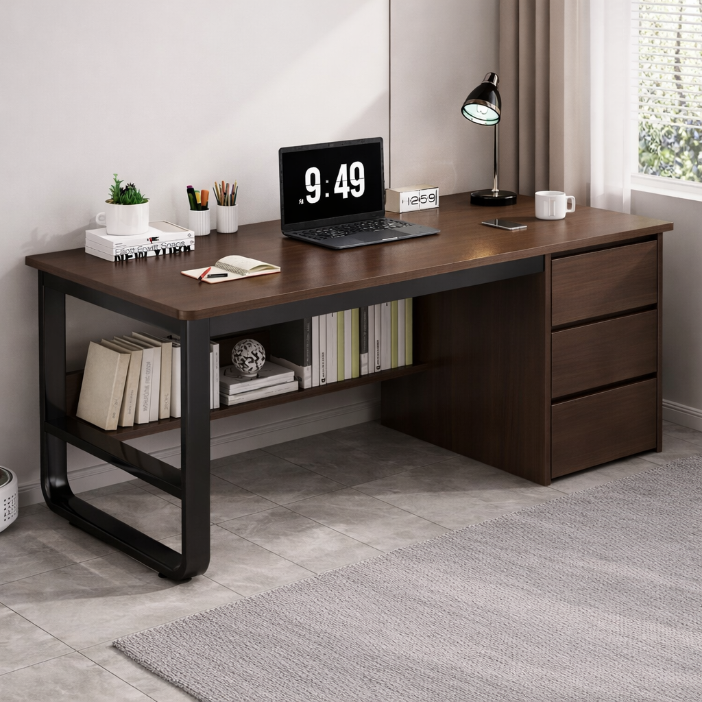 Computer Table With Drawers