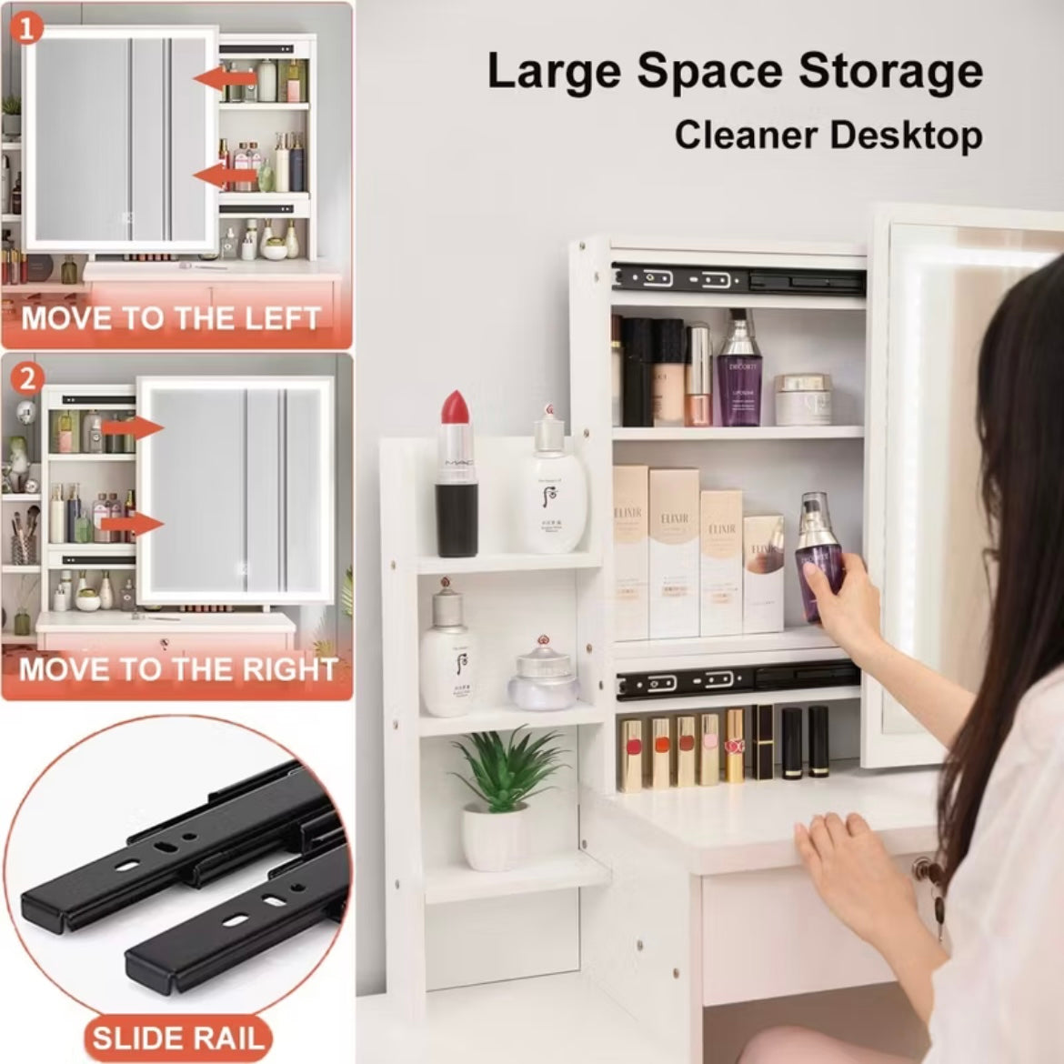 Dressing Table With Stool