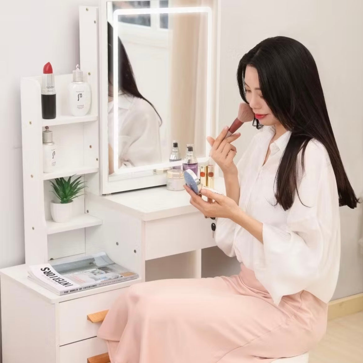 Dressing Table With Stool